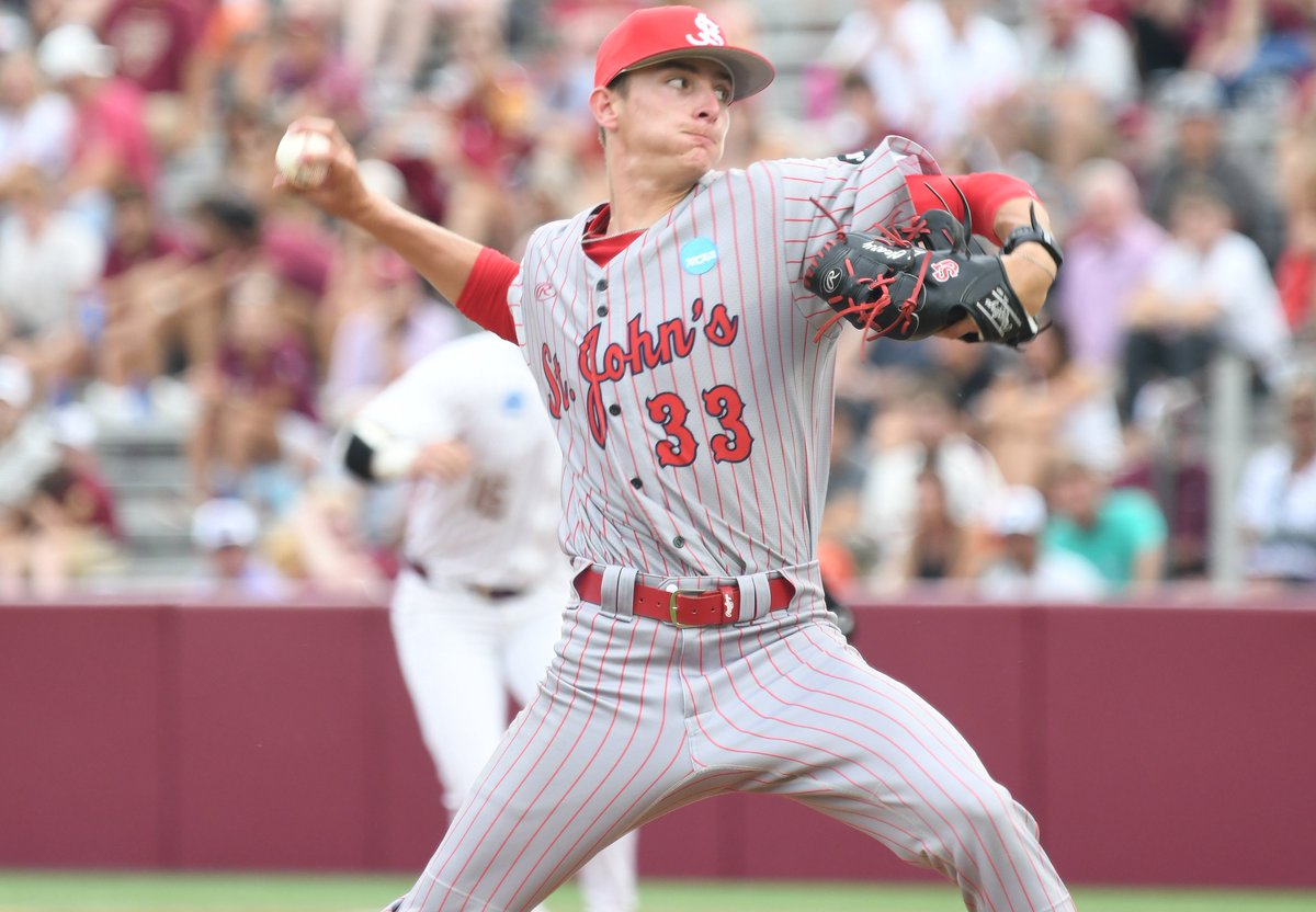 TomMoorePhilly's tweet photo. Story (with photos): Former @SoudyBaseball pitcher Liam O’Leary leads @StJohnsBaseball into @NCAABaseball Super Regionals (premium): https://t.co/UMhmYO46H4 @SASD_SAHS @StJohnsRedStorm @FalconsBase @SoudyFB @souderton_bball @Bucks_edu @CWSOmaha @HSGameOn https://t.co/4t6JTBRjer