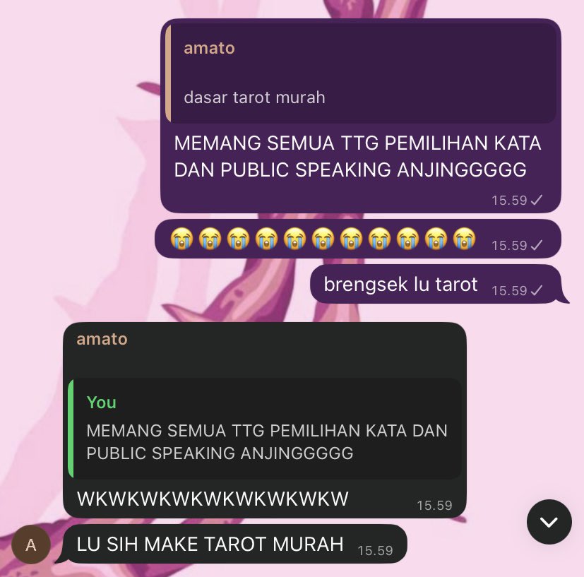 swojourn's tweet photo. “spill ceritanya dikit bier kebaca energinya” aman laa rot https://t.co/PLLnsyx0KO