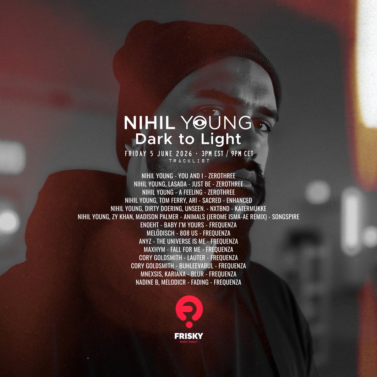 NihilYoung's tweet photo. New Episode today - 9PM CET / 3PM EST
@friskyradio Deep https://t.co/bRlMfOrb9j