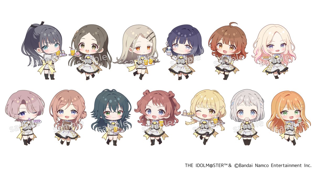 piyomew's tweet photo. アニメイトカフェ様より「学園アイドルマスター The 2nd Period Hatsuboshi IDOL FESTIVAL」コラボのミニキャライラストを描かせていただきました。
どうぞよろしくお願いいたします！
#学マス https://t.co/XjvqX6eLPb