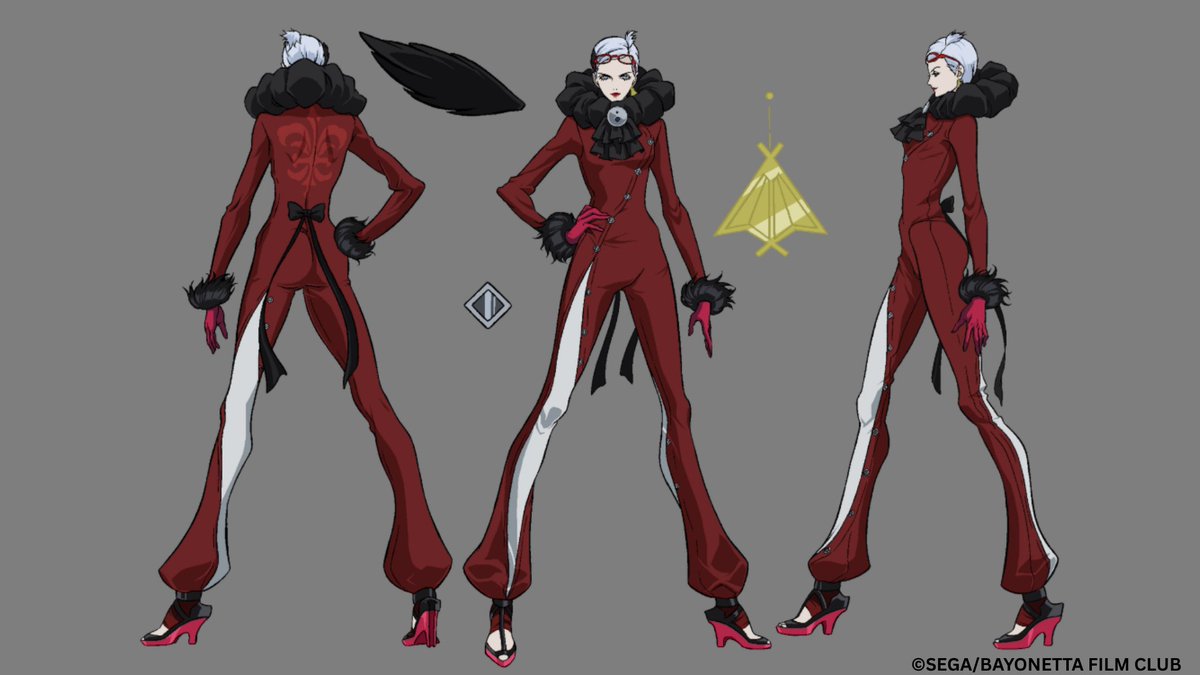 GonzoAnimeIntl's tweet photo. Check out the Character design for Jeanne! 
A mysterious woman who appears wherever Bayonetta goes. She wields four jet-black pistols and possesses a combat style and magical powers equal to Bayonetta’s. She seems to know something about Bayonetta's lost past as well...
#Anime #CharacterDesign #Bayonetta
