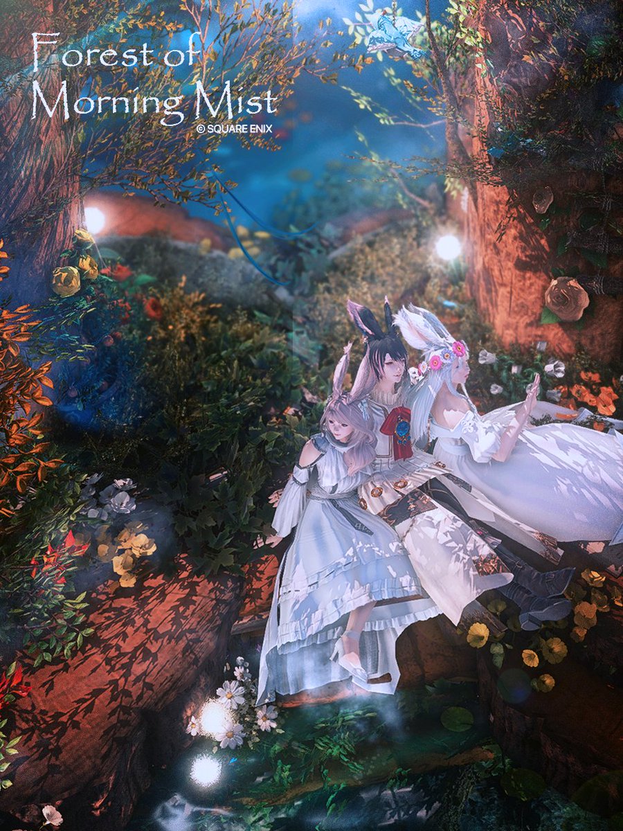 Hal_Branch's tweet photo. 朝霧の森で        
#Studio_Kai #FFXIV https://t.co/fRZ9SbIkXO