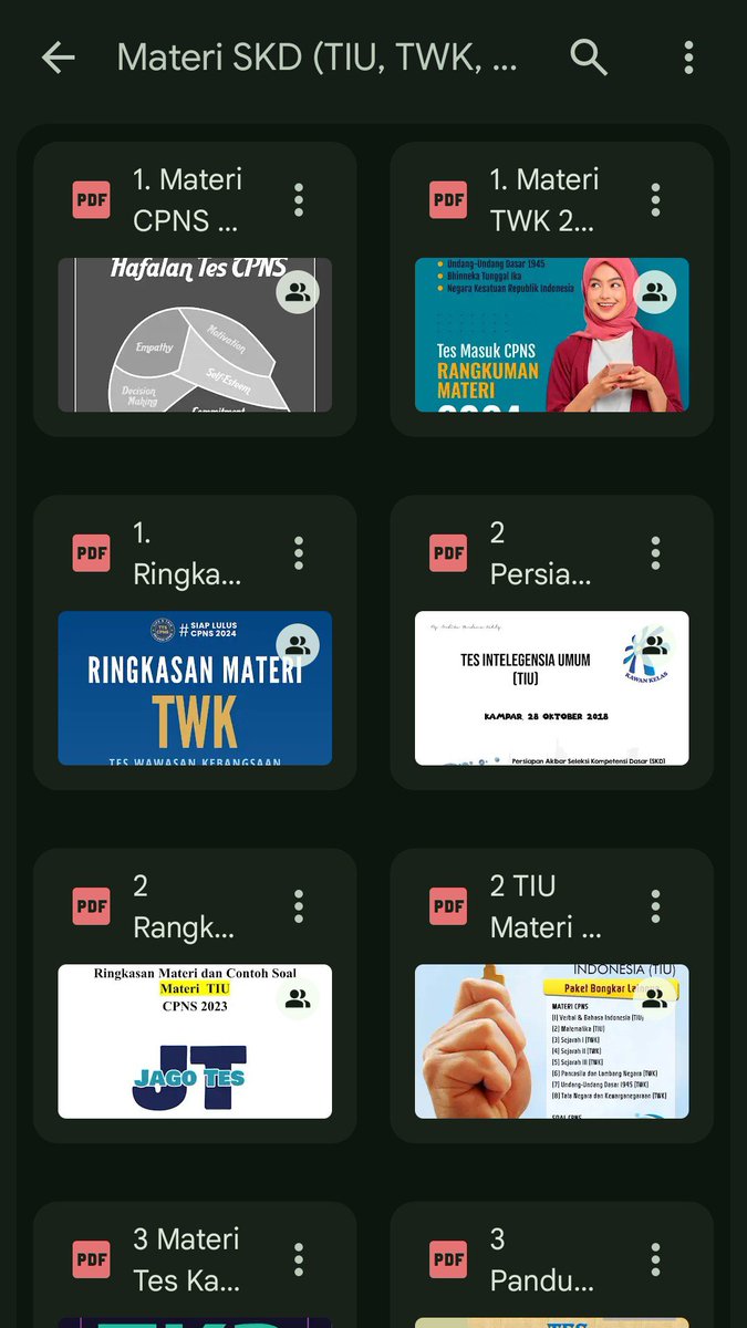 SoraStyle1's tweet photo. aku ada bahan belajar SKD CPNS ada yang mau? https://t.co/sEKlpcvYRK