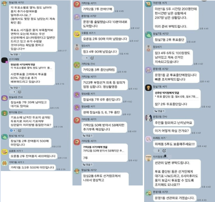 leeyc5781's tweet photo. 🆘 6.3 지방선거 송파구 현장 공무원 단톡 폭로 터짐😎

🔜현장 공무원들은 현장 상황을 빠르게 파악하고 알림
 충분한 대응 시간이 있었음에도 하지 않은걸로 보임 🔞 https://t.co/LOww1q63DE