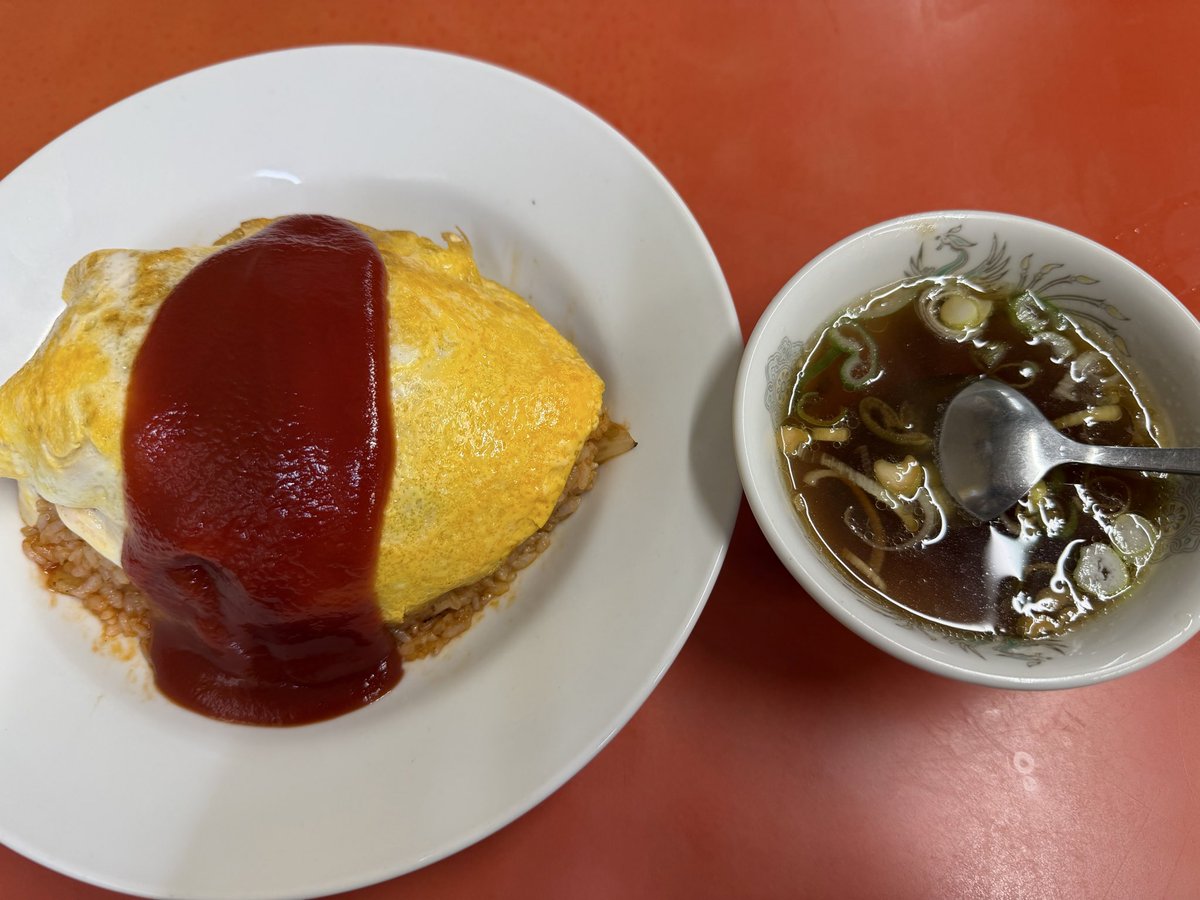 okapin's tweet photo. 中華料理 五十番（新小岩）
「オムライス」

1月以来約5ヶ月ぶりの訪問🚶

変わらぬ安定の美味しさでした🥚🐓 https://t.co/vdmlKr4tW5