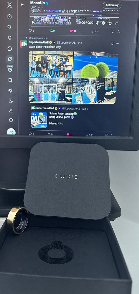 Yas_MoonUp's tweet photo. .@SuperteamAE , not only do you get to meet incredibly talented people and become part of an amazing community, but you also get a @CudisWellness ring to keep your health in check.

That’s some serious spoiling ❤️ https://t.co/tW74oGQ0ss