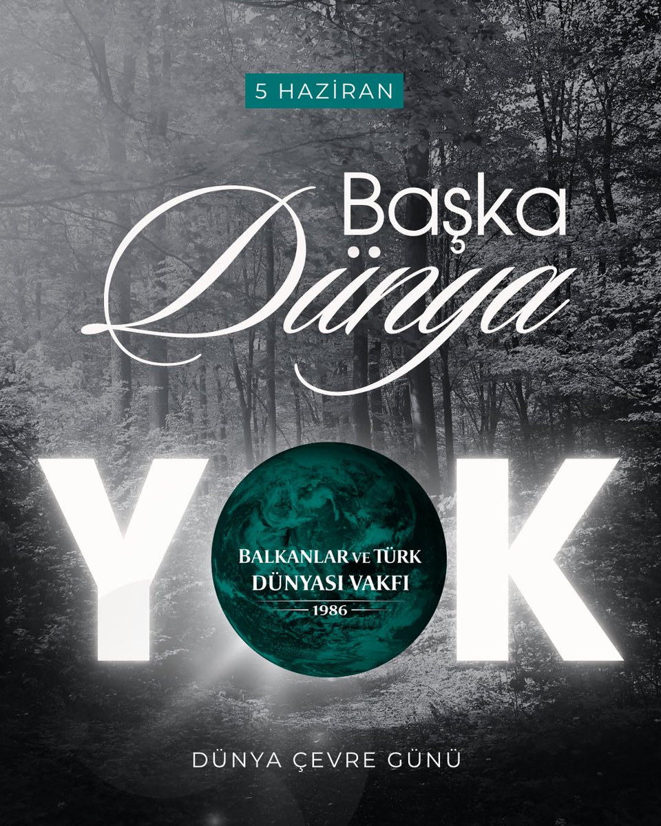 btv1986_'s tweet photo. Daha temiz bir geleceği inşa edebiliriz. Evimiz dünyayı birlikte koruyalım.🌍🌱 

5 Haziran Dünya Çevre Günü ve Türkiye Çevre Haftası kutlu olsun.♻️

#DünyaÇevreGünü 
#TürkiyeÇevreHaftası https://t.co/uKbjf0FXbA
