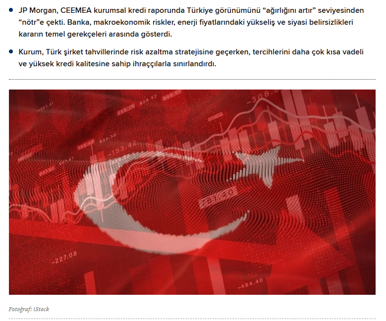 KeremSerindere1's tweet photo. JP Morgan Türk tahvillerinde pozisyonunu değiştirdi: Dev banka, artık temkinli yaklaşacak
CNBC-E
#ayces #ktlev #dıtas #cgcam #avhol #ıskpl #genkm #ensrı #ardyz #ardyz #avgyo #empae #zergy #emkel #reedr https://t.co/QTnf3mcUZB