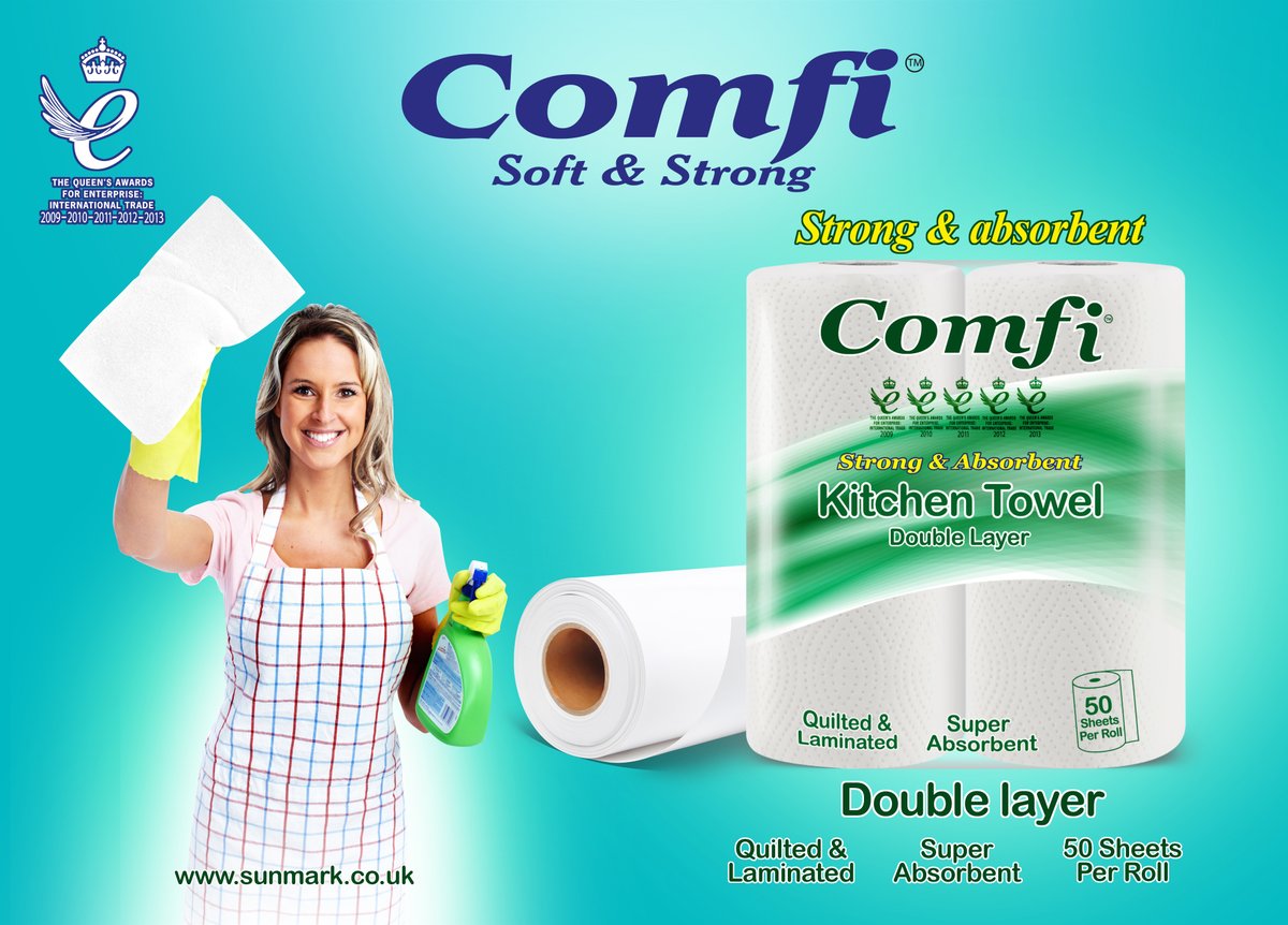 SunMarkLtd's tweet photo. Comfi Kitchen Towel - Strong and Absorbent. Double layer. #kitchentowel #kitchen #kitchenclean https://t.co/g8LOv9l00e https://t.co/yc5D5wc5Da
