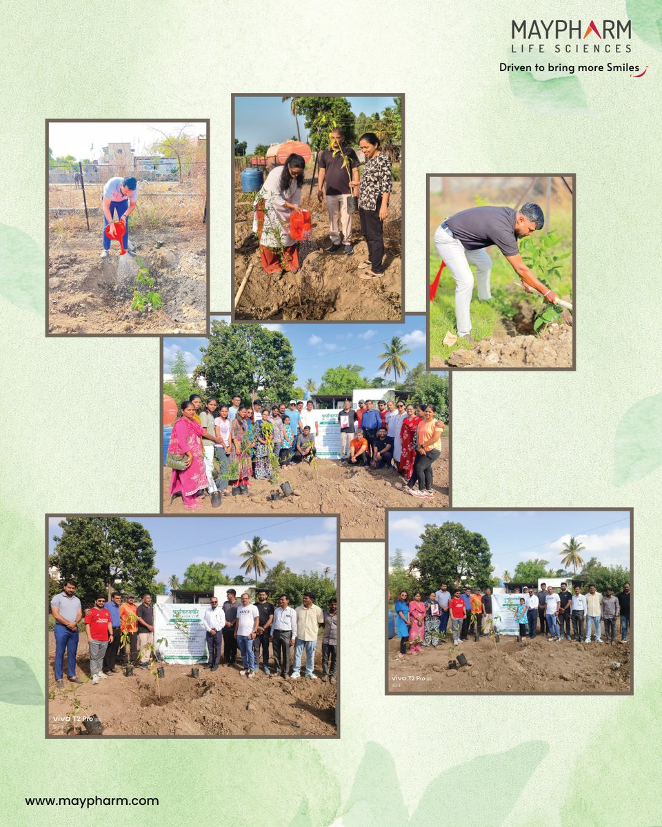 maypharmconnect's tweet photo. Doctors heal lives. Now, together, we're helping heal nature too.
A step towards a greener &amp; healthier tomorrow.

Driven to bring more Smiles
https://t.co/iI6UczHj0O

#WorldEnvironmentDay #ParyavaranveerSeason2 #MaypharmLifeSciences https://t.co/pZaPRYzkJv