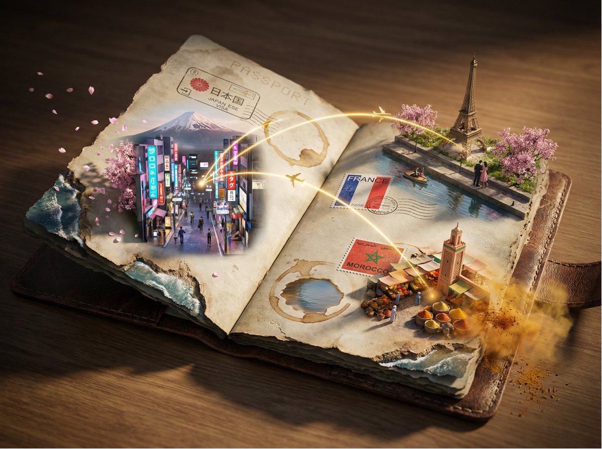 Passport Journey 3D Atlas