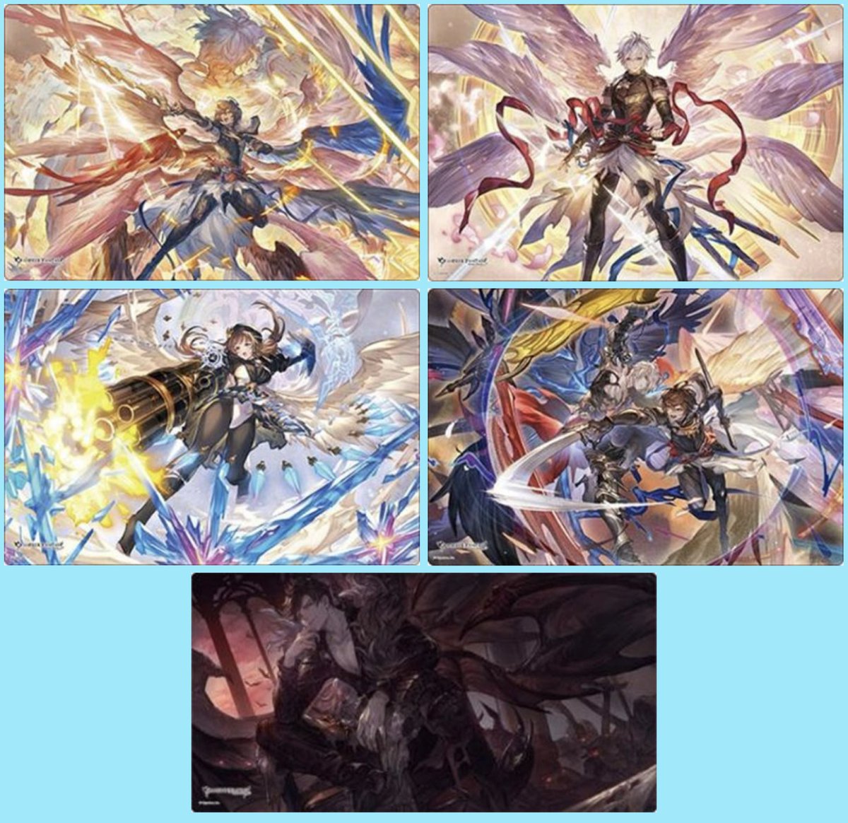souge2_WS's tweet photo. 【サプライ】
ブシロード 
グランブルーファンタジー

・ラバーマット
（サイズ：52×35）
※ベリアルは60×30
各 7月31日（金）発売予定

#蒼サプ
#グランブルーファンタジー
#グラブル https://t.co/l7j3QYhq2d