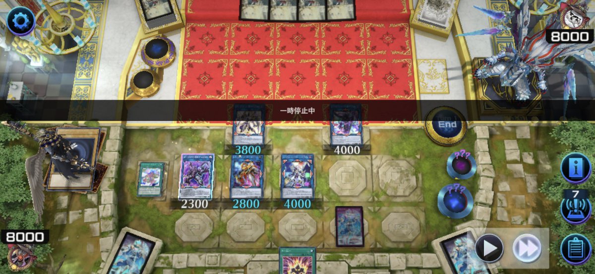side_clover's tweet photo. アルバス君、ミラジェイドに変身するのか
自分のライフより相手盤面の打点が高くなれば変身かな、これ https://t.co/MRQ0U3LnzK