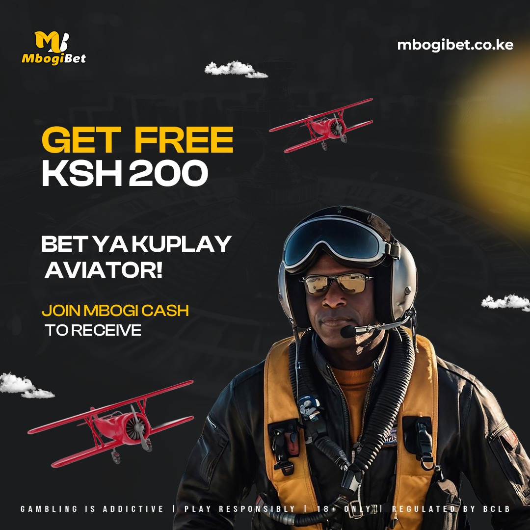 MbogiBet's tweet photo. Collect upto 250x total multiplier today and get awarded free bets!

Play aviator game on https://t.co/bpDTV0lTmE with min stake of ksh 20 $ above!

Gambling is Addictive | Play Responsibly | 21+ ONLY | Regulated by BCLB

#MbogiBet https://t.co/Z2hOEIU41y