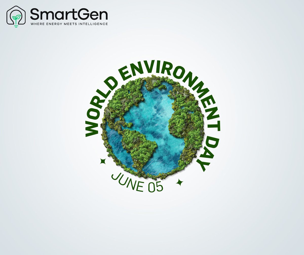 SmartGenEnergy's tweet photo. 🌍 Happy #WorldEnvironmentDay from SmartGen! 

Small changes can make a big difference. By understanding your #energy usage and making smarter choices at home, you can reduce waste, lower your energy bills, and help protect the environment. https://t.co/cxmwp6jxOw