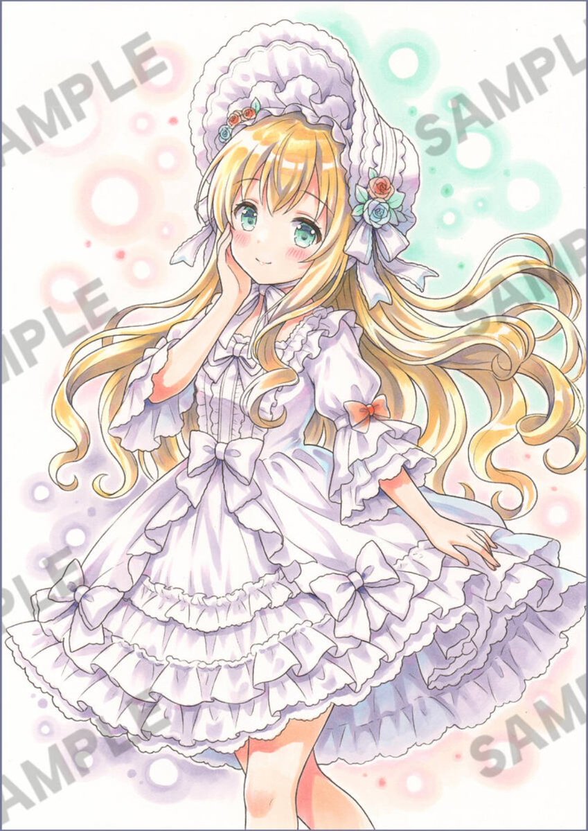 新作イラスト2枚出品しました🙌 フリフリの白ロリータちゃん 新作イラスト2枚出品しました🙌 フリフリの白ロリータちゃん