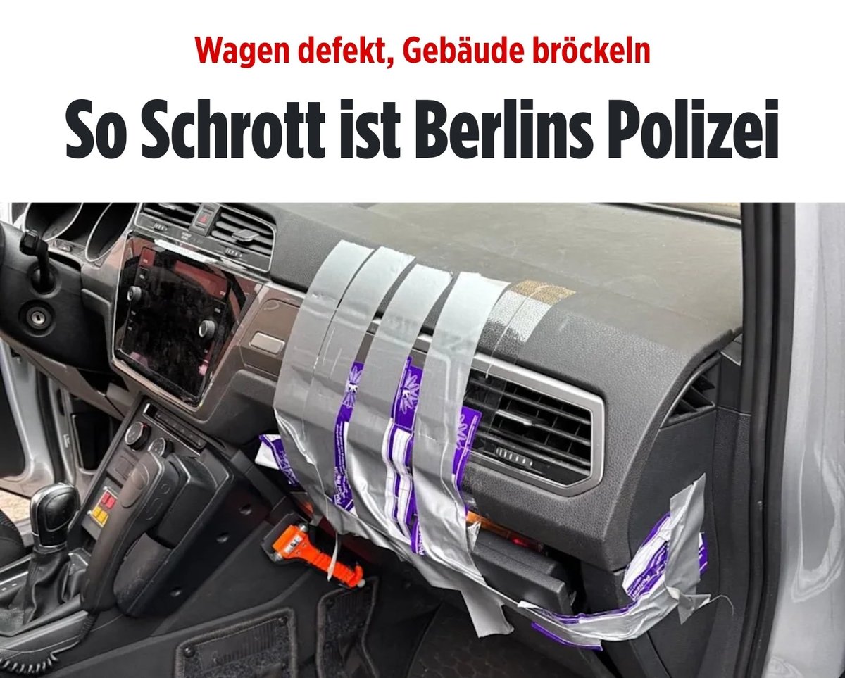 DrLuetke's tweet photo. Wartung für Polizeiwagen❌️
400.000 Euro für CSD Truck✅️

Prioritäten in #Berlin. https://t.co/qzhZj8O3ln