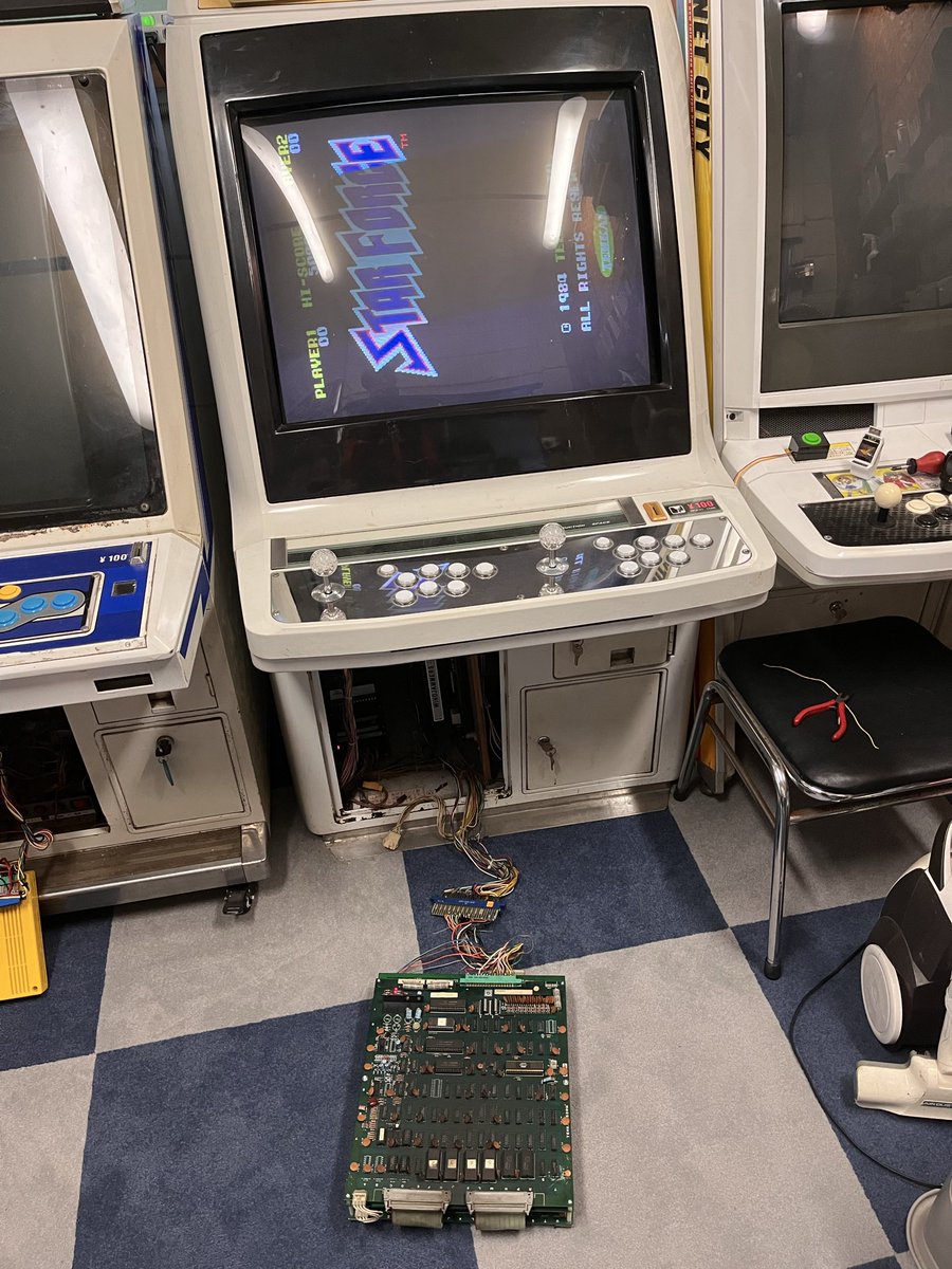 F_U_Z_Z's tweet photo. アーケード基板を買い始めた頃から一番欲しかったタイトルをようやく入手できました。最近は2桁万円になっていて、もう無理かなーと半ば諦めてましたが、財布に余裕があるタイミングでいい出物がありました☺️ https://t.co/uUWzXBy1YR
