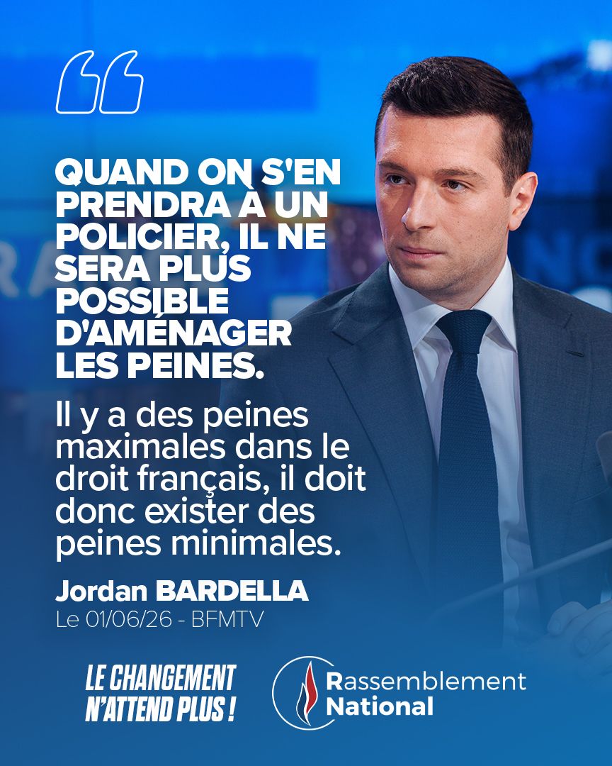 RNational_off's tweet photo. 🔴 Avec nous, la règle sera simple : tu touches à un policier, tu dors en prison !

Afin de faire face à l'ensauvagement et d'assurer le rétablissement de l'ordre, les policiers seront soutenus et protégés. La peur doit changer de camp : ceux qui agressent les forces de l'ordre seront sanctionnés avec fermeté !

▶️ Rejoignez le parti de l'ordre : https://t.co/1frcZRI6l8