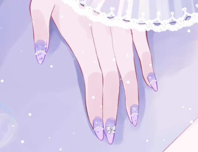 あんま見られる部分じゃないかもだけど、ネイル描くの大好き