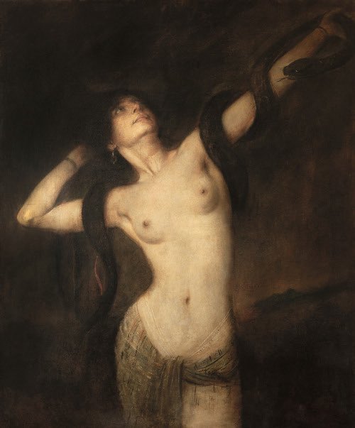 celilsadk's tweet photo. Franz von Stuck, "Salome", 1906. https://t.co/NVvNySKDEf