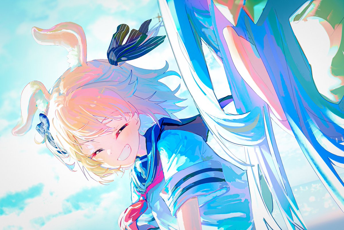 YDPFALION's tweet photo. #転天
百日絵-DAY32
海辺の二人 https://t.co/5MdolXzowK