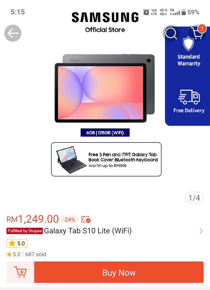 red_sun109's tweet photo. 📱 Big Screen, Bigger Possibilities!

Samsung Galaxy Tab S10 Lite (WiFi) ✨ Large immersive display ⚡ Smooth performance for work, study &amp; entertainment 🔋 Long-lasting battery for all-day use

🛒 Get yours here: https://t.co/miAPGSwJ6a

#SamsungGalaxyTabS10Lite #ShopeeFinds https://t.co/TDzJKp8S4p