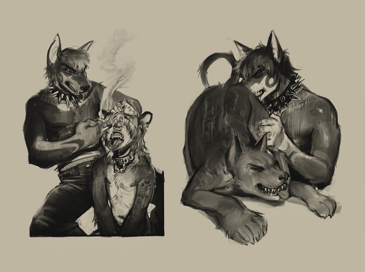 ownanist's tweet photo. Duo sketch comms, 
Thank u for supporting my work! https://t.co/q8djQnJwZd