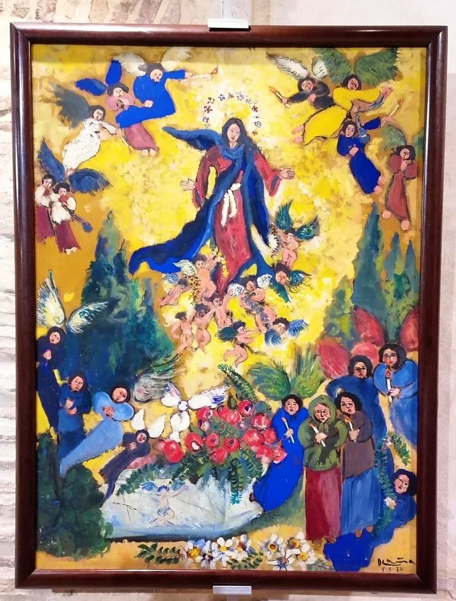 Jose_de_leon's tweet photo. Ventura Pons ha dejado en herencia esta Asunción de Ocaña a Cantillana. La pintura se ve perfectamente en su película y la recuerdo en su casa junto a un ángel de papel maché. Ventura fue un señor y mantuvo siempre un respeto especial a Ocaña que ha continuado incluso muerto. 🙏 https://t.co/mp49XnUyoh
