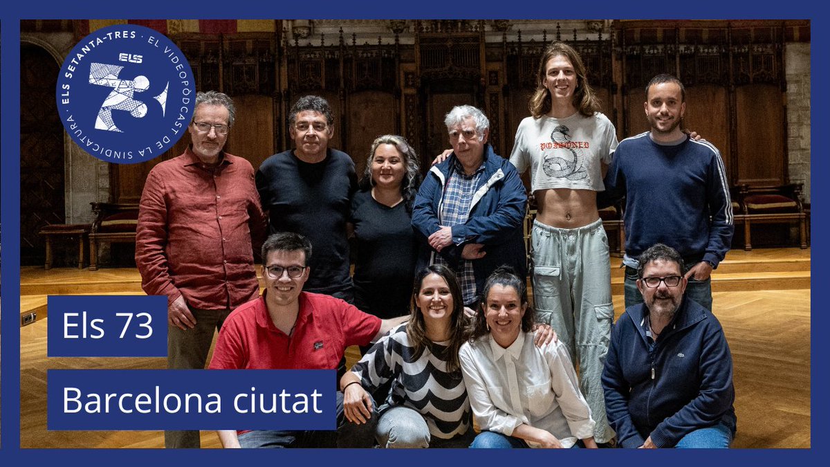 sindicaturabcn's tweet photo. 🎙️ Ja disponible un nou capítol d'"Els 73", el videopodcast de la @sindicaturabcn.

🏛️ Episodi especial al Saló de Cent, centrat en el rol de les entitats per una ciutat més justa.

Youtube: https://t.co/RoZm5ENRPJ
Spotify: https://t.co/uKTIxj5lBe
Ivoox: https://t.co/wMvj4Lji1d https://t.co/PMZorcrNF8