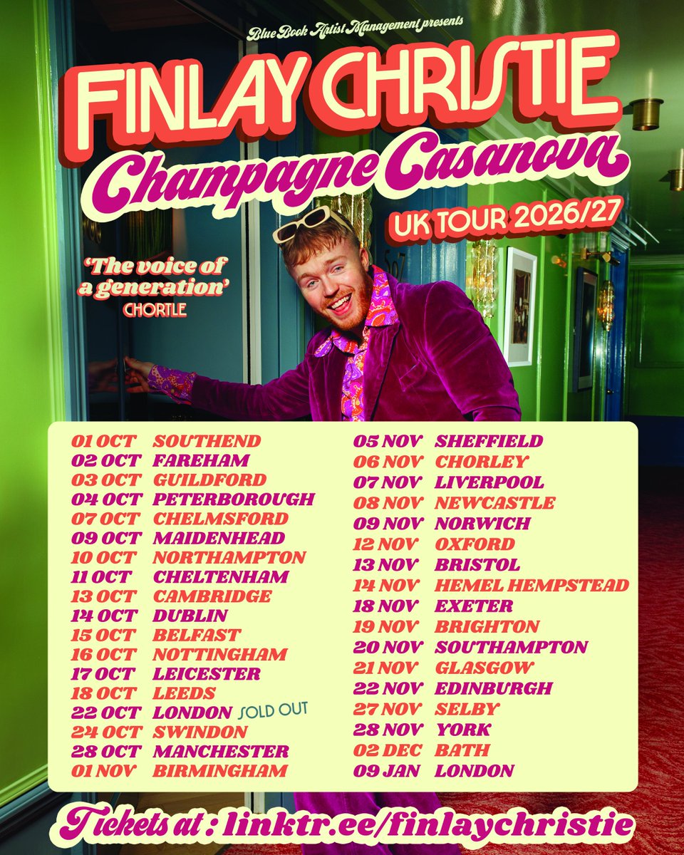 finlaycomedy's tweet photo. 🚨MI A GO PON TOUR🚨
Tix in biography https://t.co/QQZZUCy0y5