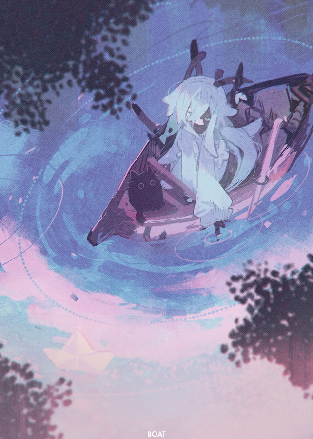 「boat」|裏方のイラスト