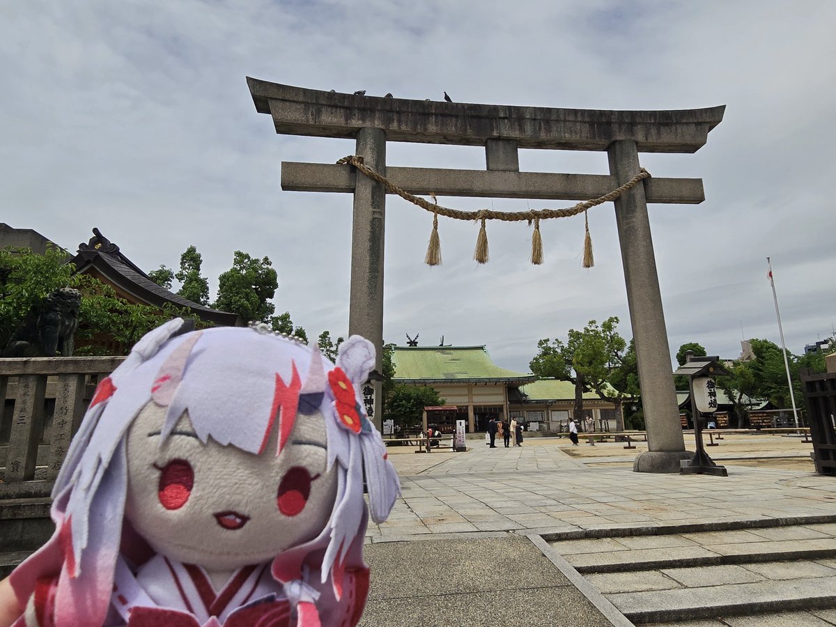 andayohk's tweet photo. 生國魂神社だ余～⛩️
めちゃくちゃ広かった https://t.co/OUQbpCMmwQ