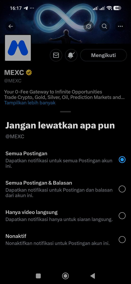 skwkomplit's tweet photo. @MEXC SAYA MENGIKUTI #MEXC SEJAK LAMA SEMOGA MEXC MENJADI EXCHANGE MASA DEPAN YANG TERBAIK
@aceng_comaando 
@BengAja237147 
@samiran23096753
UID MEXC 80065592 https://t.co/t1LUloxN0f