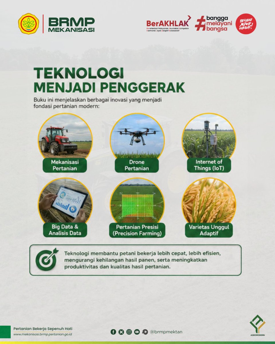 brmpmektan's tweet photo. Rekomendasi Buku :  “Transformasi Pertanian : Dari Mekani-Sapi ke Mekanisasi” karya  Andi Amran Sulaiman, dkk. https://t.co/2kzw9AdSkB