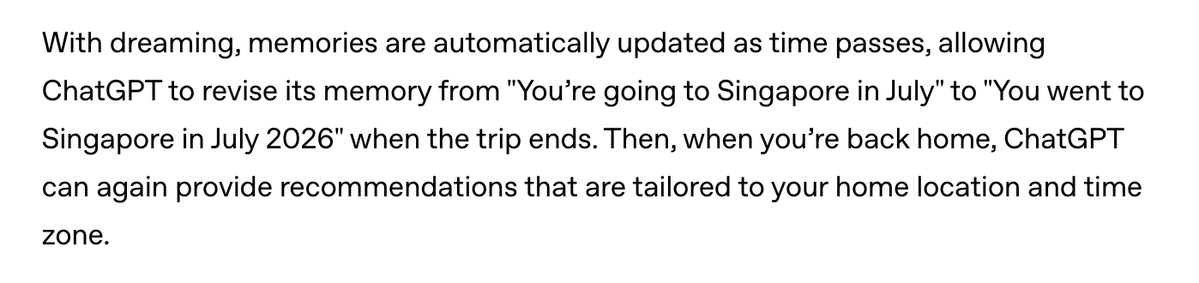 a7fort's tweet photo. Glad they've addressed this, it was always annoying having to tell ChatGPT "hey that thing actually happened 6 months ago now" https://t.co/jnMREIZqsH