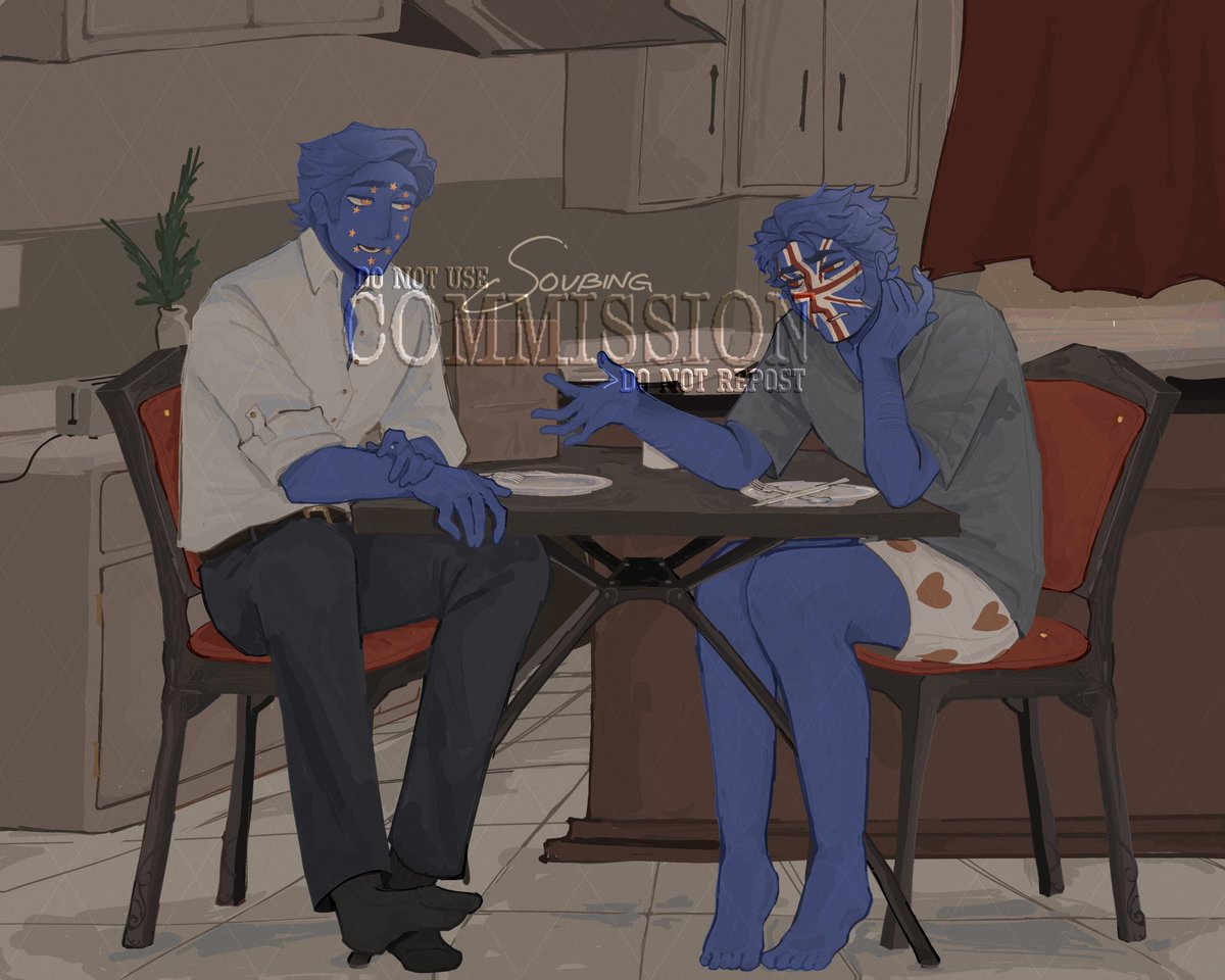Sovbing's tweet photo. 🇪🇺/🇬🇧 Commission - Scene based on the fanfic my client had written ^_^ https://t.co/ue1ZZLWNVb