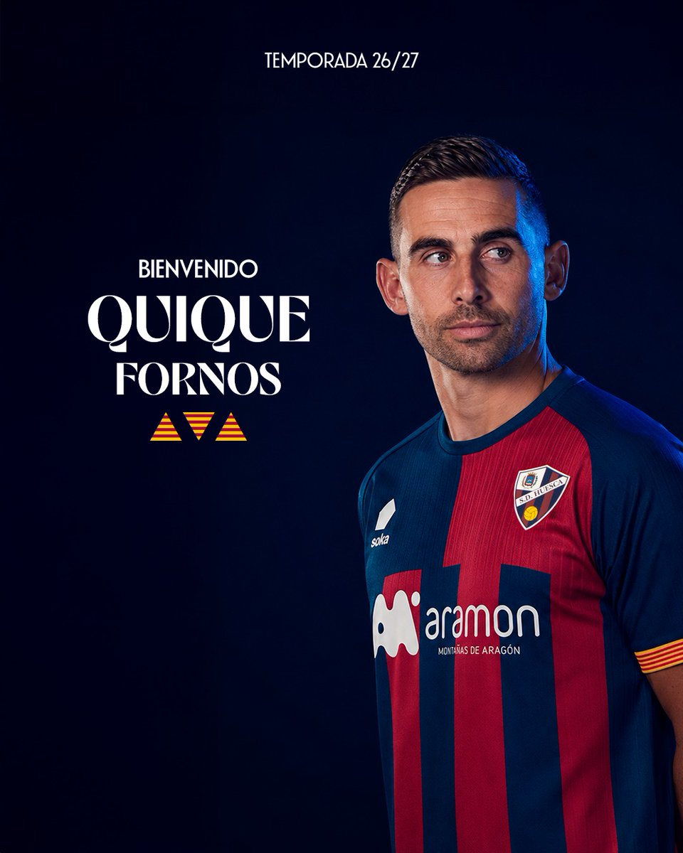 SDHuesca's tweet photo. FICHAJE | 𝙌𝙪𝙞𝙦𝙪𝙚 𝙁𝙤𝙧𝙣𝙤𝙨, primer fichaje de la SD Huesca para la nueva temporada.

➕ El defensa llega procedente de la CyD Leonesa para los próximos dos cursos.

¡𝘽𝙞𝙚𝙣𝙫𝙚𝙣𝙞𝙙𝙤!