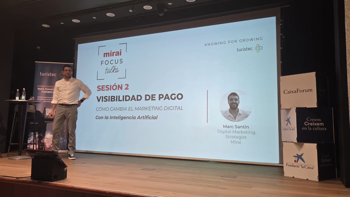 turistec's tweet photo. @turistec y @Mirai4Hotels abordan el impacto real de la inteligencia artificial en el negocio hotelero.

🎯Se destacó la necesidad de estructurar correctamente la información hotelera.

Más información aquí👉https://t.co/ZZ2hFL4sQz

#eventosTuristec #sociosTuristec #turismo #IA https://t.co/uQAgZFgyY7