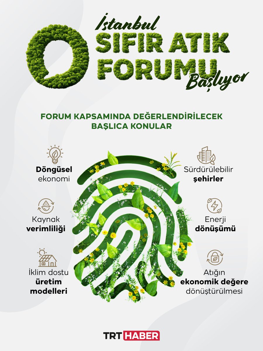trthaber's tweet photo. ♻️Sıfır Atık Forumu bugün İstanbul’da başlıyor.

Emine Erdoğan'ın himayesindeki forum, 5-7 Haziran tarihlerinde dünyanın en kapsamlı sıfır atık ve sürdürülebilirlik buluşmalarından birine ev sahipliği yapacak.

https://t.co/vLg8bpMNw7 https://t.co/GYXIkdeMYH