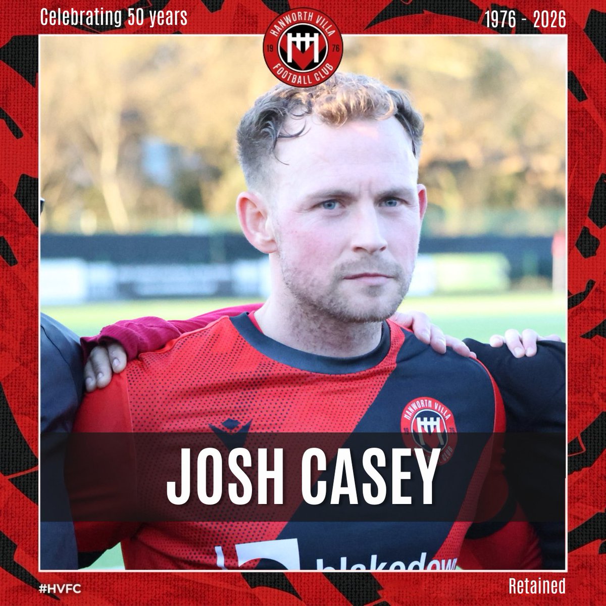 HanworthVillaFC's tweet photo. RETAINED!
We are pleased to say Josh Casey has committed to next season with Villa at Step 3! Josh made 30 appearances for Villa last season contributing 5 goals, you may have seen a reminder of one of them earlier 😉 

@SouthernLeague1 | #upthevilla https://t.co/SzvyTUx0ea