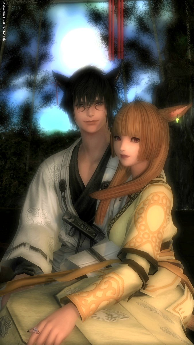 ff14_vir's tweet photo. 月が見える素敵な和風スタジオさんへ行ってきた🐱🐱
フレなって長いけど初めての試み
首90℃全集中📸
#いちゃatいちうHouse https://t.co/cho5lEnm1Y