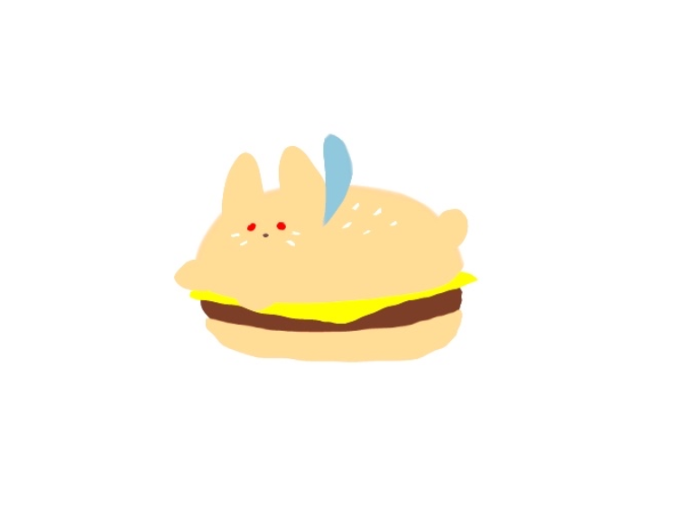 bunnyveh's tweet photo. hi anon, i made u a burger https://t.co/qGxFciDh1P