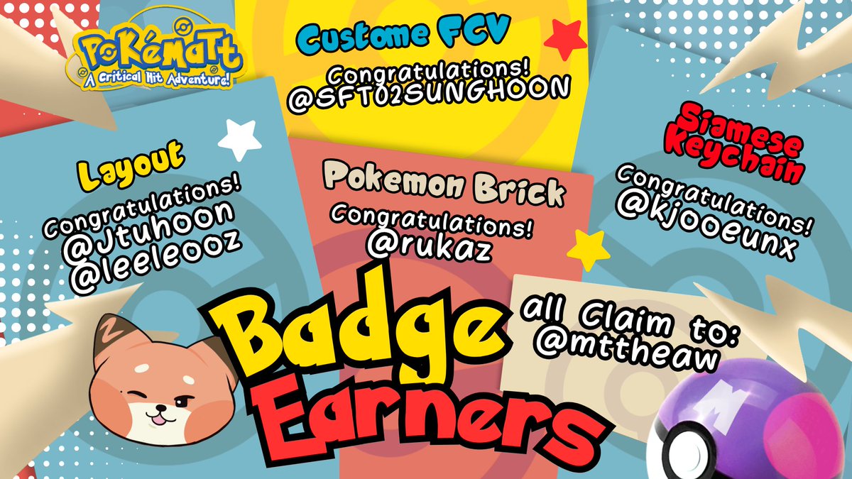 planet_maechu's tweet photo. ✧ New champion appeared! Congrats to @Jtuhoon, @leeleooz, @SFT02SUNGHOON, @rukaz, @kjooeunx the winners who caught the healing spark. Your poke-bonds earned you a critical hit! Connect 𝘄𝗶𝘁𝗵𝗶𝗻 𝟮𝟰 𝗵𝗼𝘂𝗿𝘀 to claim your loot. ⚡️ https://t.co/Emm7PBcNz0