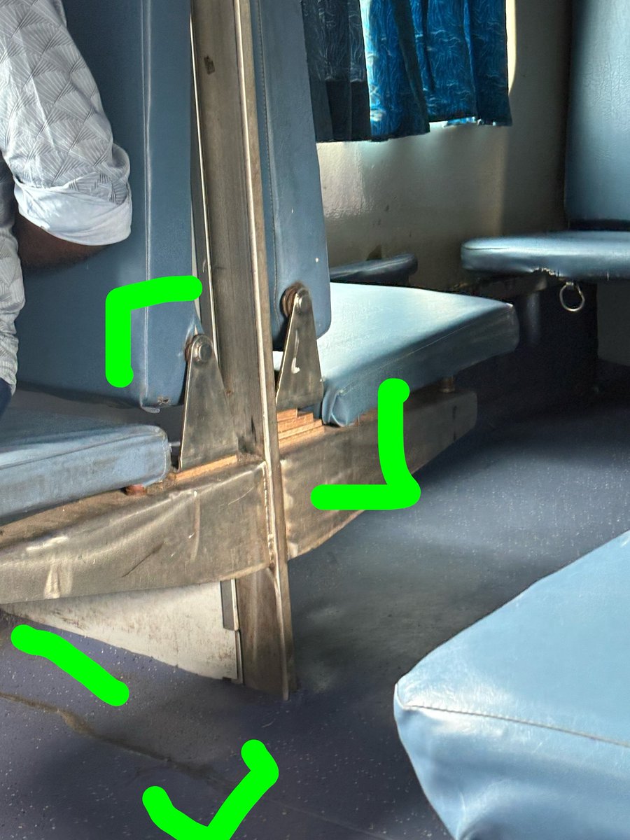 alejoe2k's tweet photo. Indian Railway craftsman ship at the finest. We truly lack respect in the work we do. At this rate how do we even sell outside India ? https://t.co/eCTqqLDMFe