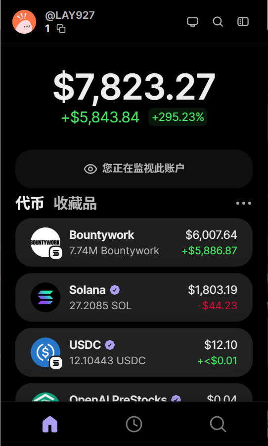 penn798's tweet photo. 这位交易员用 $136 赚了 $6650 $Bountywork

这款钱包以 $14.54K MC 购入，目前卖出 903 美元的持仓，当前持仓仍有 5880 美元

J4x1EMmQjF6WEzXq2tUtzY89x5aMhYz5CzfevcJEpump https://t.co/sGTyLPzkk7
