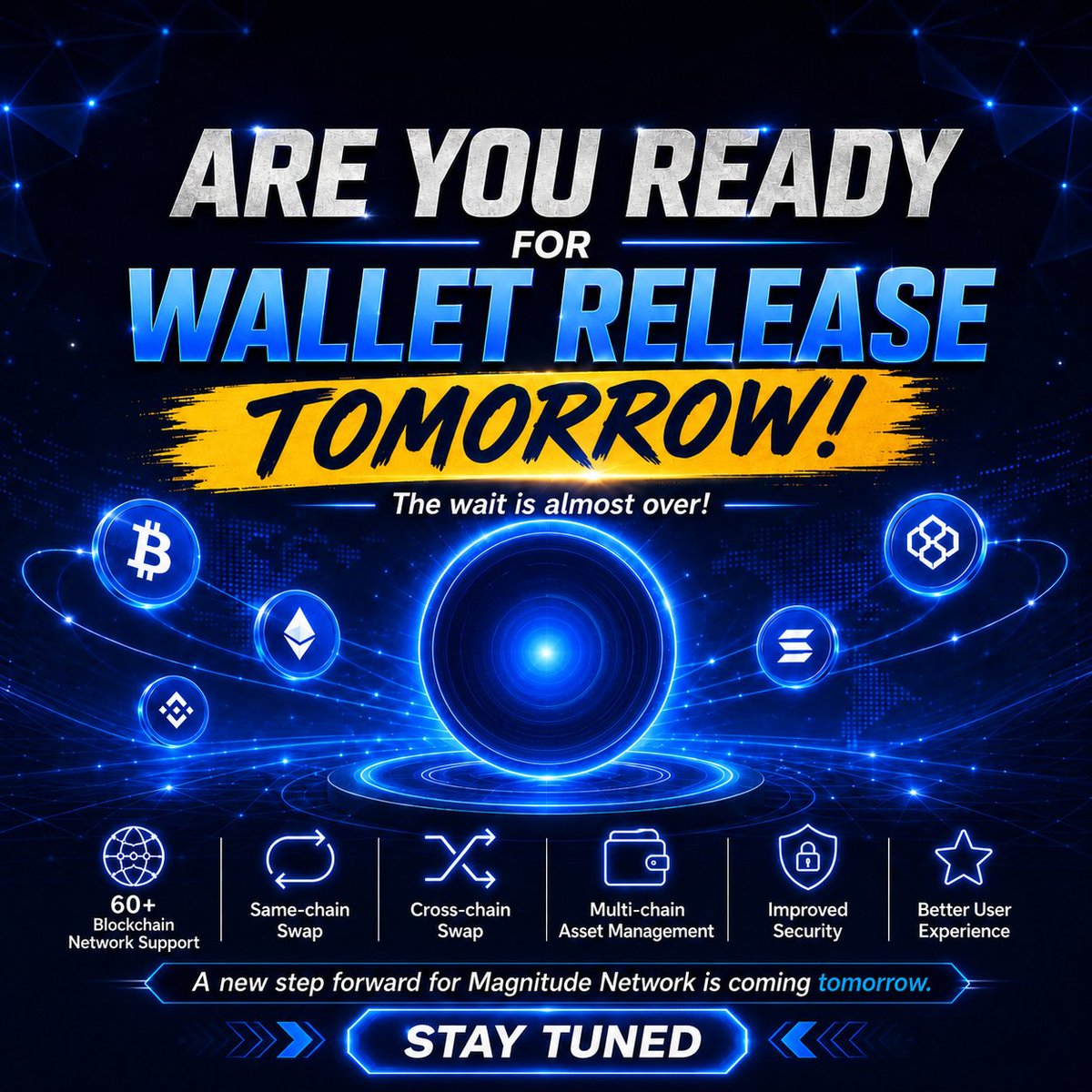 MagnitudeNtwrk's tweet photo. #MagnitudeNetwork #WalletRelease #CryptoWallet #Blockchain #Web3 https://t.co/TIf2l9cSDB