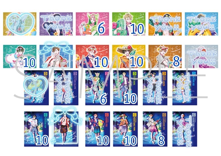 notetsu1123's tweet photo. 【交換(仮約束)】ツキウタ。 TSUKINO SPLASH NIGHT ツキスプ
※缶バッジ10BOX,メモブロ10BOX予約済

譲)
①缶バッジ:恋10,春10,新3,涙10,陽5,郁10

②メモブロ:恋6,春10,涙10,陽10,夜10,郁8

求)
①:海>駆(海と同時同数まで)
②:海、定価(+送料)

缶バッジ1個から◎
ブロマイド譲渡はキャラ毎優先 https://t.co/2oVjFH7JhA