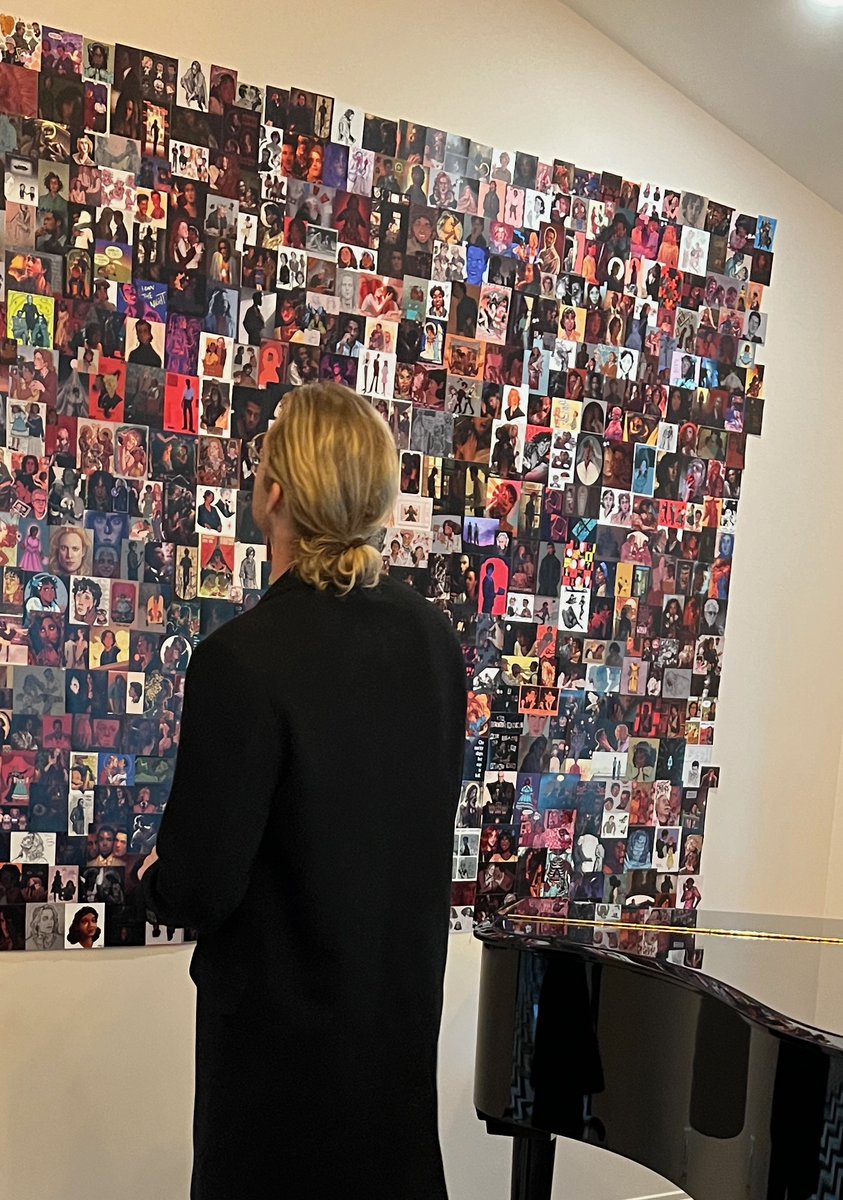 nosepheratu's tweet photo. no wonder he was so enamoured with the fanart wall in the writers’ room https://t.co/3eskiSEPDA