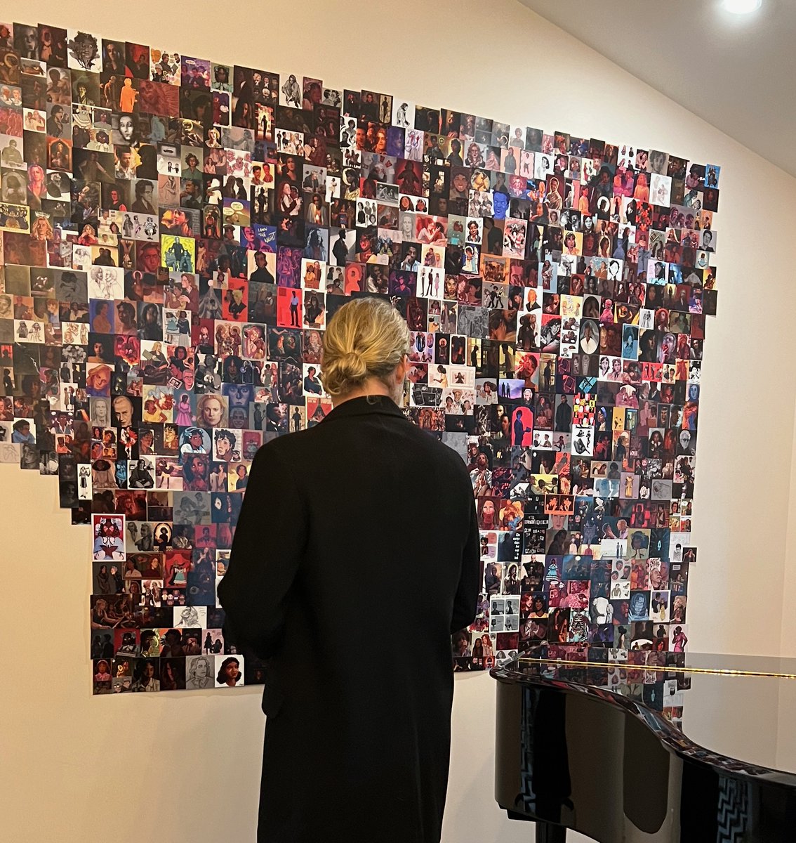 nosepheratu's tweet photo. no wonder he was so enamoured with the fanart wall in the writers’ room https://t.co/3eskiSEPDA